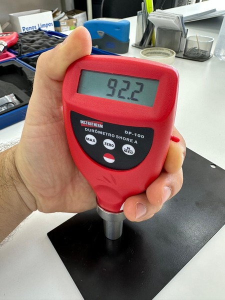 Teste de dureza e friabilidade